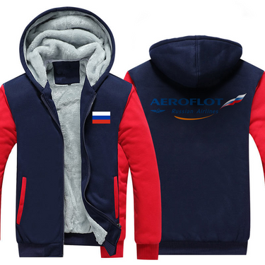 RUSSIAN AIRLINES JACKETS FLEECE SWEATSHIRT